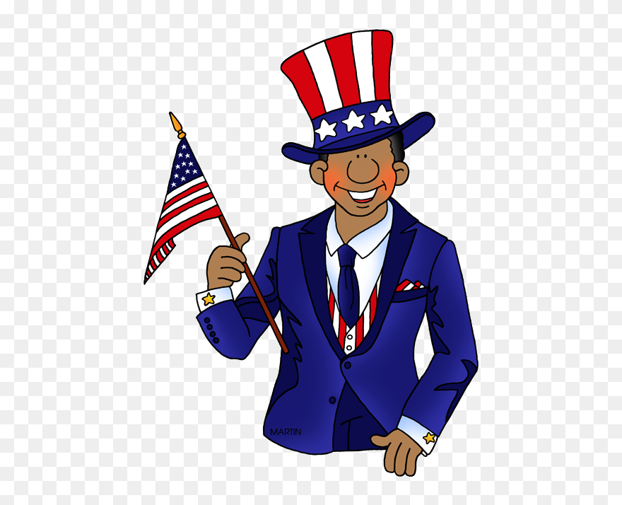 Fourth Of July Clip Art By Phillip Martin, Wave The - Brazilian Martin Philip Cliaprt - Png Download