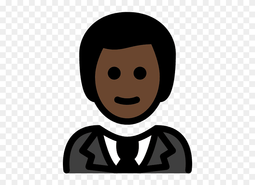 Person In Tuxedo Emoji Clipart - Cartoon - Png Download