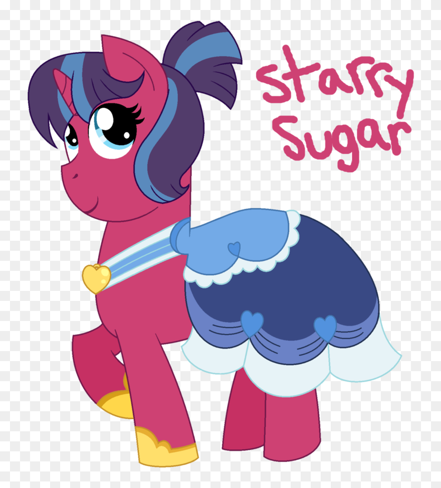 Art Trade 1/2 Starry Sugar Gala Dress By Strawberry - Cartoon Clipart