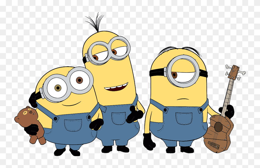 Minions Movie Clip Art Images Kevin Stuart Bob Cartoon - Bob Kevin And Stuart Drawing - Png Download