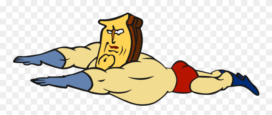 Ren Stimpy Character Powdered Toast Man - Ren & Stimpy Png Clipart