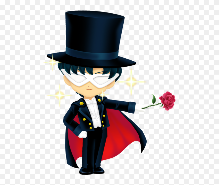 Sailor Moon Drops - Sailor Moon Drops Tuxedo Mask Clipart