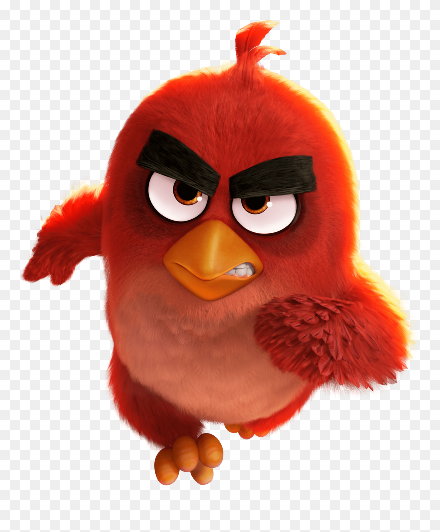 Rio Movie Red Bird Singing Clipart Angry Birds Movie - Red Angry Bird Png Transparent Png