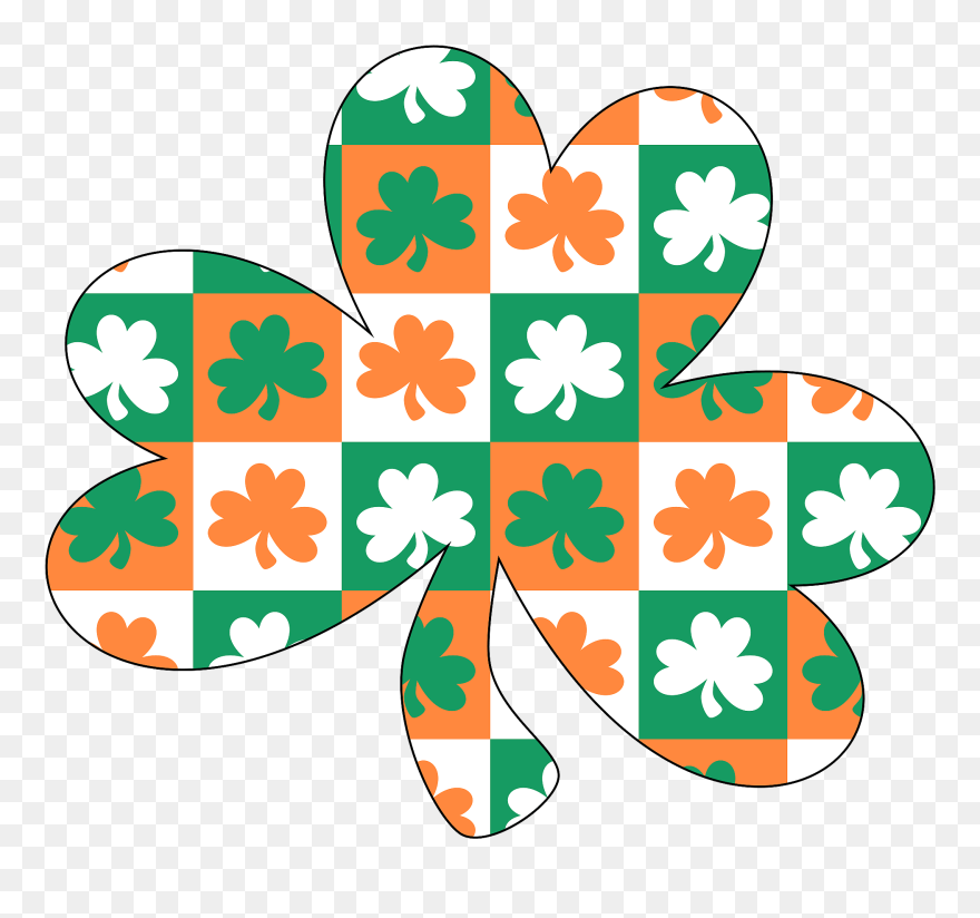 Shamrock Irish Flag Transparent Clipart