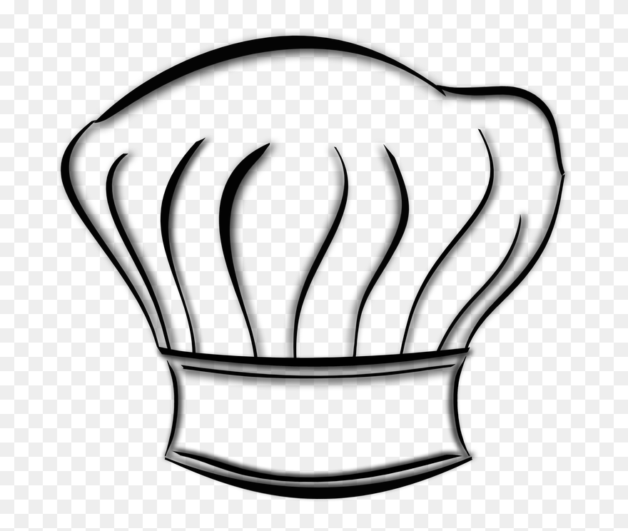Toque, Hat, Cook, Kitchen, Chef, Restaurant, Meals - Chef Hat Clipart Transparent Background - Png Download