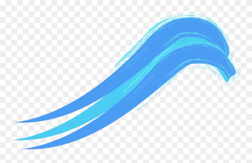 Wind Wave Wave Vector Clip Art - Water Wave Vector Png Transparent Png