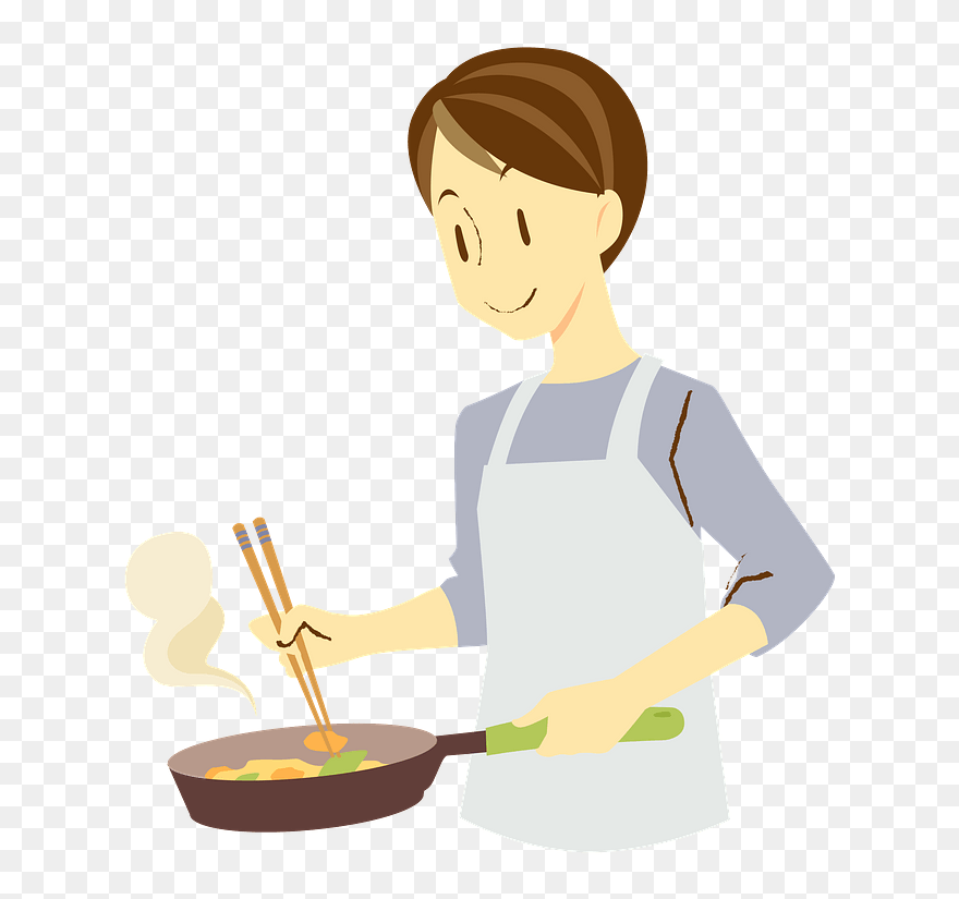 Man Cooking Clipart - Cooking - Png Download