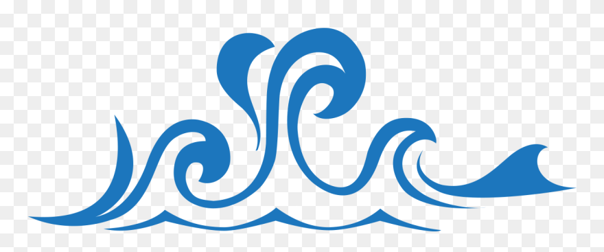 Wave Vector Euclidean Vector Clip Art - Wave Vector Black And White - Png Download