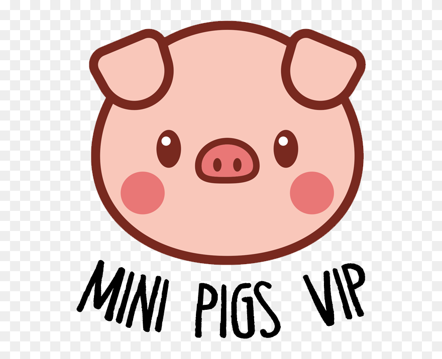 Pig Clip Art Mini Pig - Piggy Cutie - Png Download