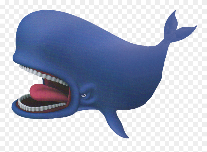Sperm Whale Clipart Cute - Whale Open Mouth Clipart - Png Download