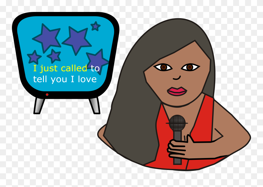 Singer Clipart Karaoke - Karaoke Clipart - Png Download