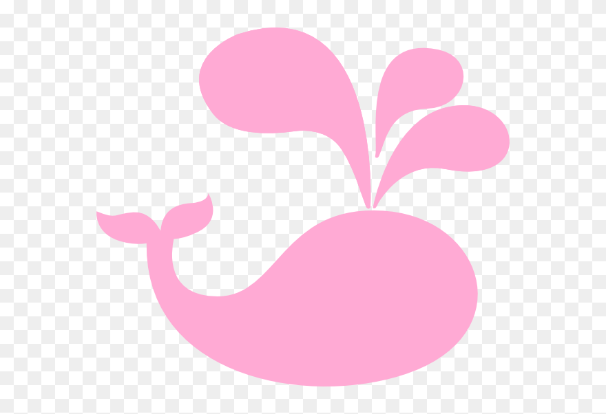 Family Clipart Whale - Pink Whale Clipart - Png Download