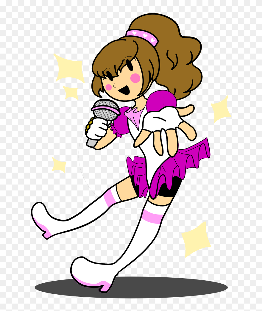 Singing Clipart Pop Star - Pop Star Clipart - Png Download