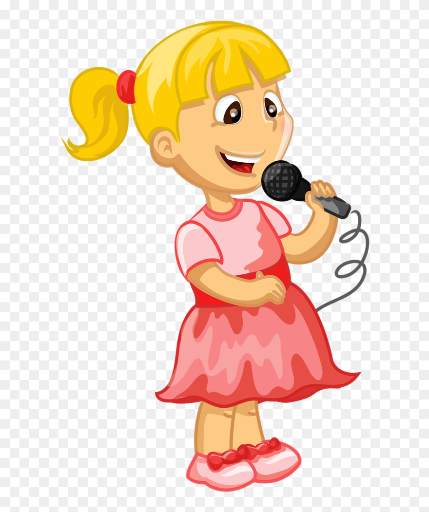 Girl Singing Clipart , Png Download - Girl Singing Clipart Transparent Png