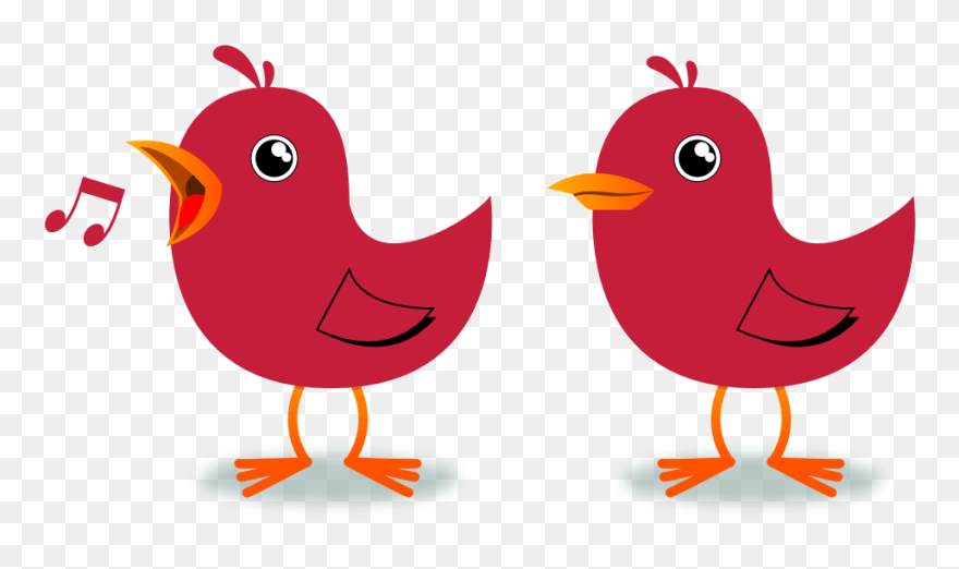 Cardinal Bird Clip Art - Bird Cartoon Gif Png Transparent Png