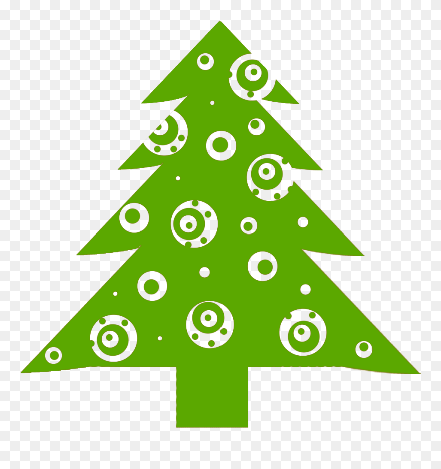 Christmas Open House Clip Art Fun For Christmas - Clipart Christmas Tree Silhouette - Png Download