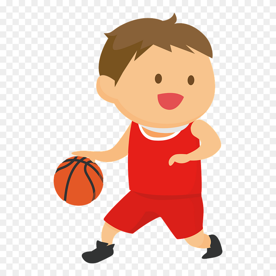 Basketball Player Clipart - バスケ イラスト フリー - Png Download