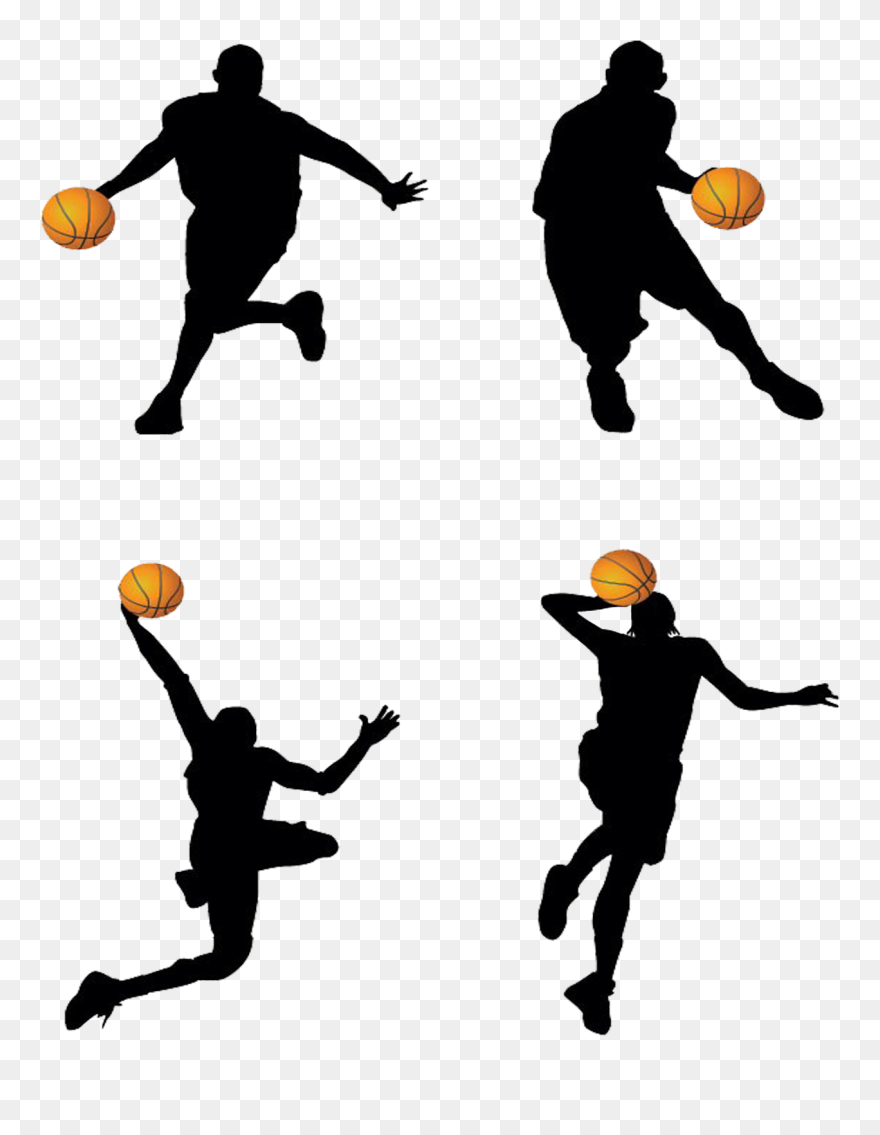 Transparent Basketball Clip Art Png - Basketball Player Clip Art Free