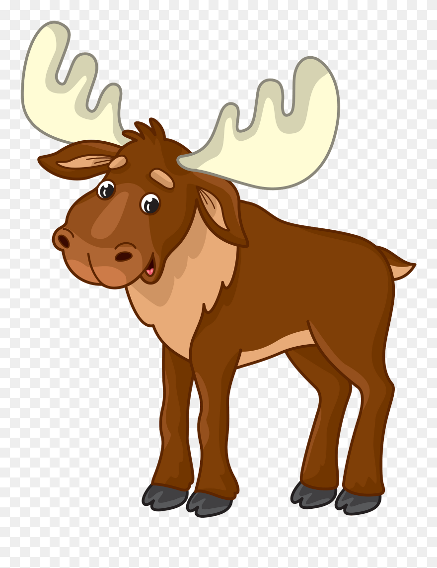 Moose Clipart - Png Download