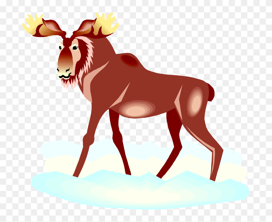 Free Moose Clipart - Moose - Png Download