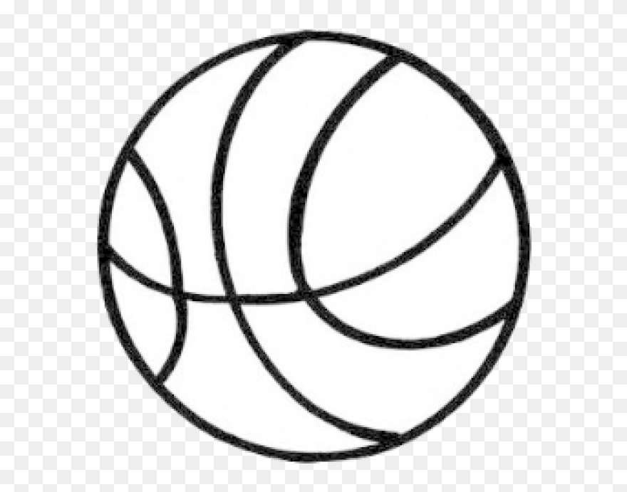 Basketball Clipart Black And White Png Download Circle Transparent Png 5212585 Pinclipart