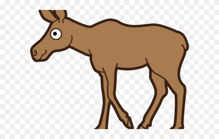 Cartoon Moose Clipart - Png Download