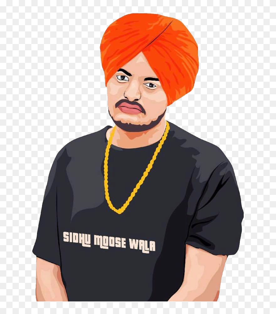 Sidhu Moose Wala Png Free Download - Sidhu Moose Wala T Shirt Clipart