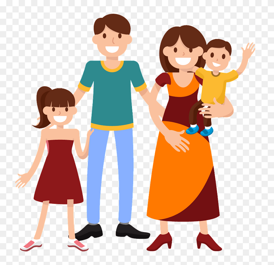 Happy Family Clipart - Family Clipart Png Transparent Png