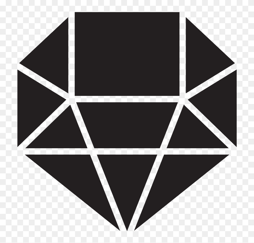Diamond Abstract Shapes Geometric Abstract Blackandwhit - Wo0rld Wide Web Clipart