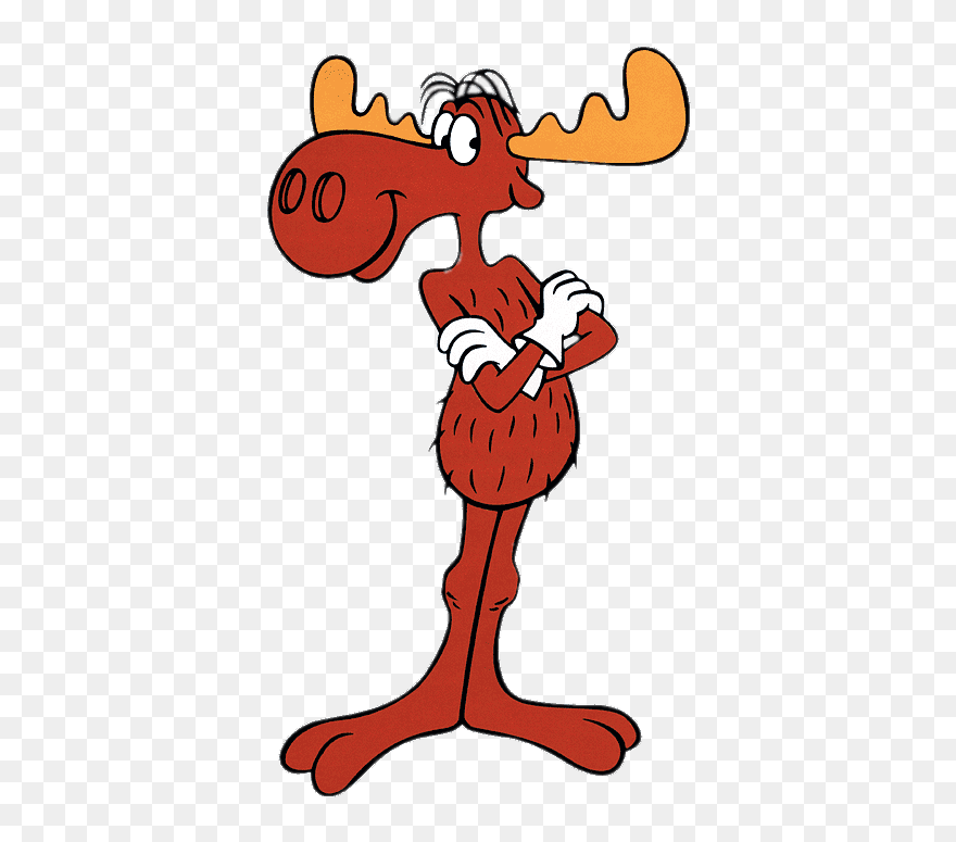 Bullwinkle J - Moose - Rocky Bullwinkle Clipart