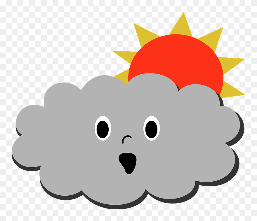 Clouds Cloudy Clipart - Warren Street Tube Station - Png Download