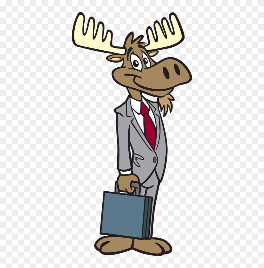 Business Moose Clipart