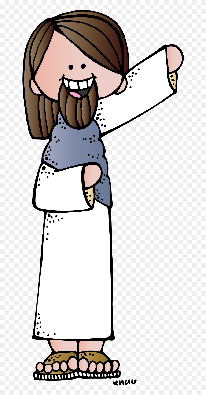 Melonheadz Jesus Clipart - Png Download
