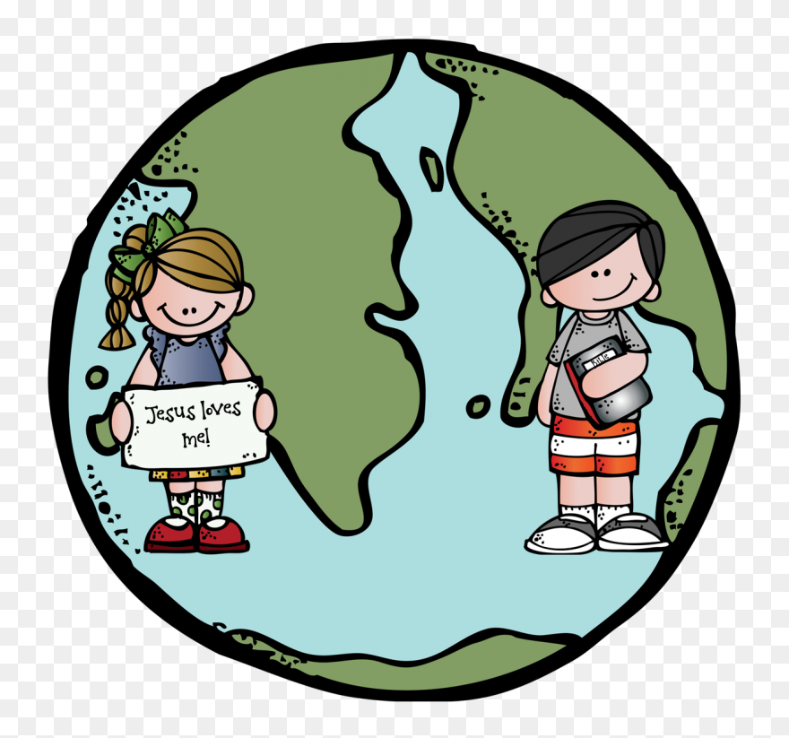 Children Craft Thumb - Earth Melonheadz Clipart Black And White - Png Download