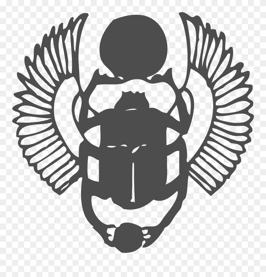 Transparent Bug Png - Scarab Png Clipart