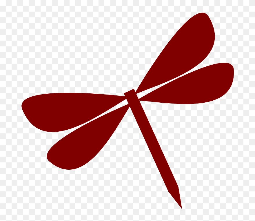 Dragonfly Clipart - Clipart Red Dragonfly - Png Download