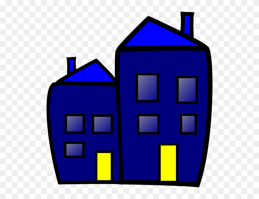 Small Building In Cartoon Clipart