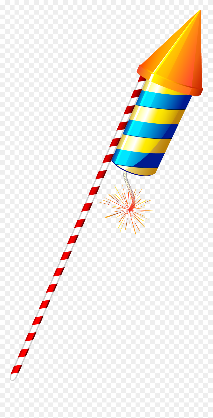 Firework Clipart Diwali - Diwali Rocket Png Transparent Png