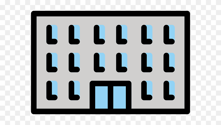 Office Building Emoji Clipart - Png Download