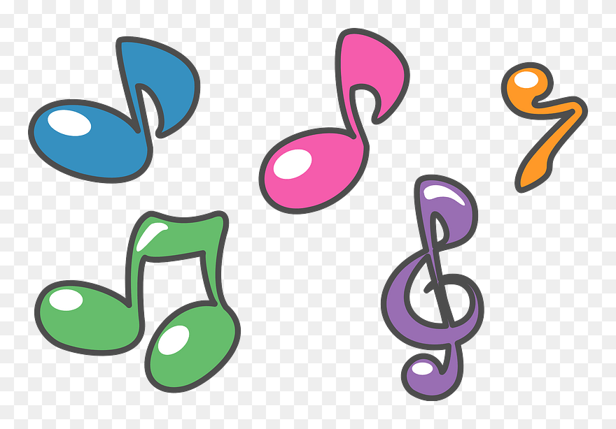 Musical Notes Clipart - Png Download