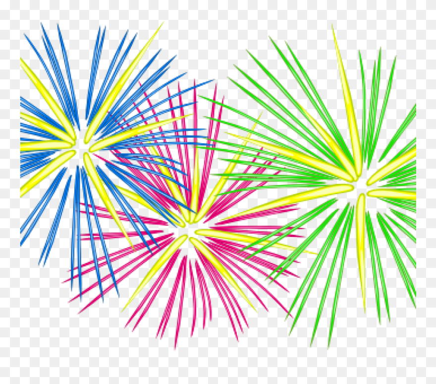 Free Clipart Fireworks Free Clipart Fireworks Opaque - New Year Celebration Png Transparent Png