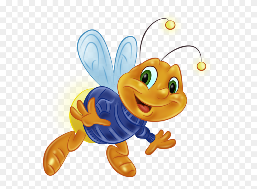Dragonfly Clipart Bee - Animated Good Morning Cartoon - Png Download