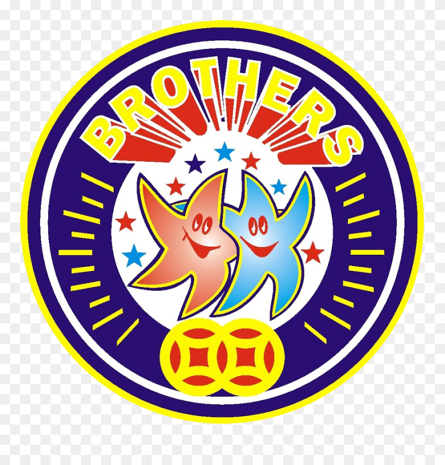 Brothers Fireworks Logo Clipart
