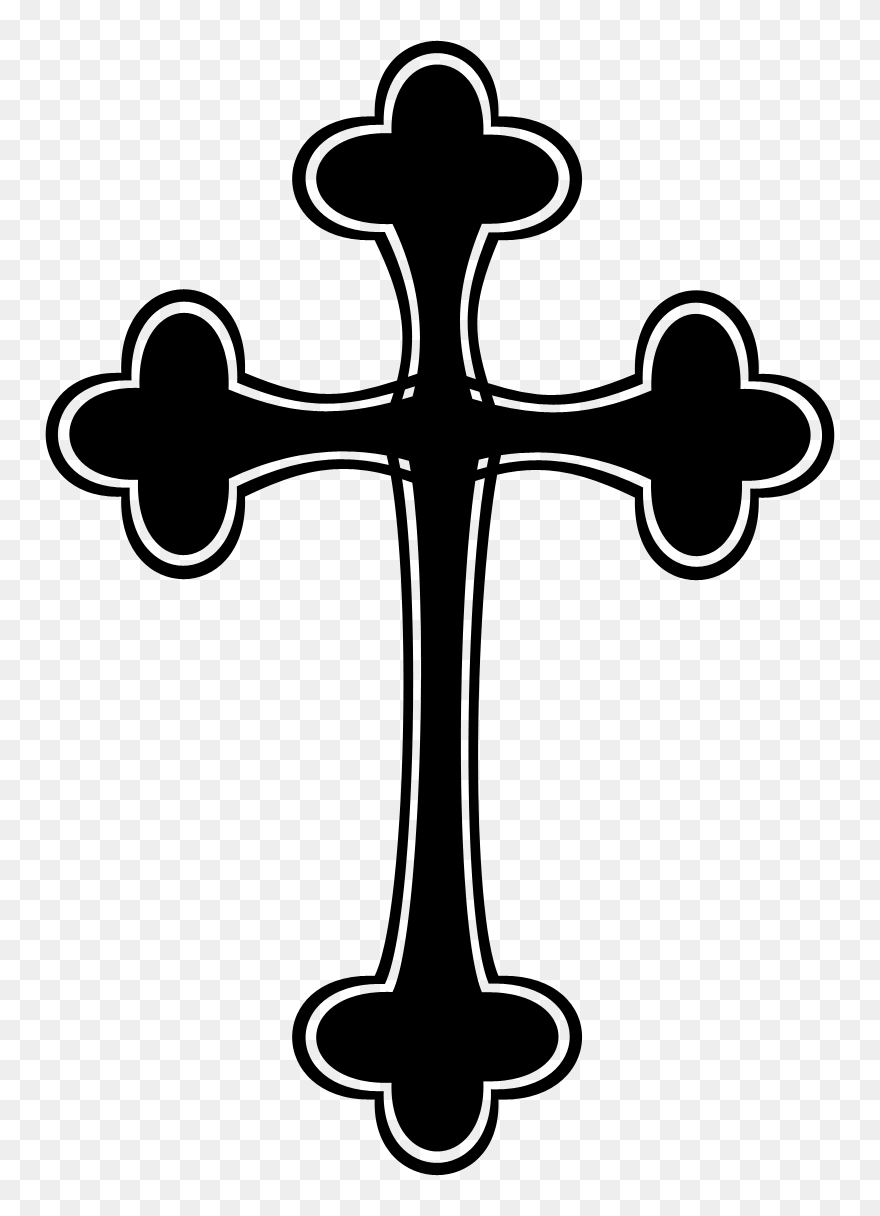Symbol Christian Cross Celtic Cross Clip Art - Catholic Cross Transparent Background - Png Download