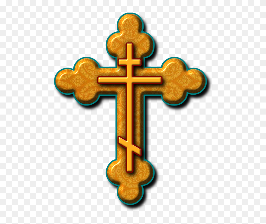 Orthodox Clipart Cross - Eastern Orthodox Cross Art - Png Download