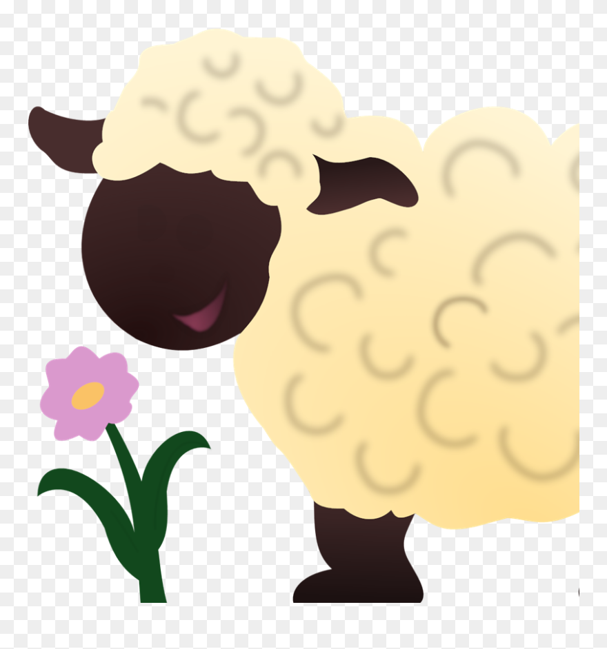 Transparent Background Sheep Clipart - Png Download