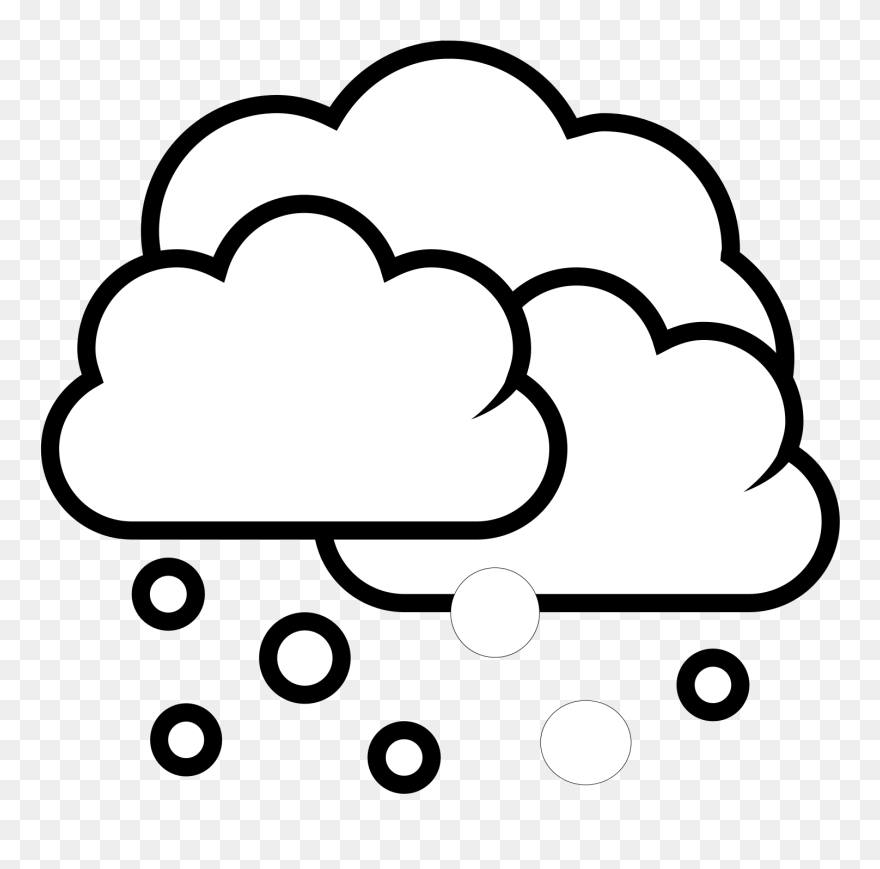 Snow Scene Svg Clip Arts - Cloud Clipart Transparent Background - Png Download