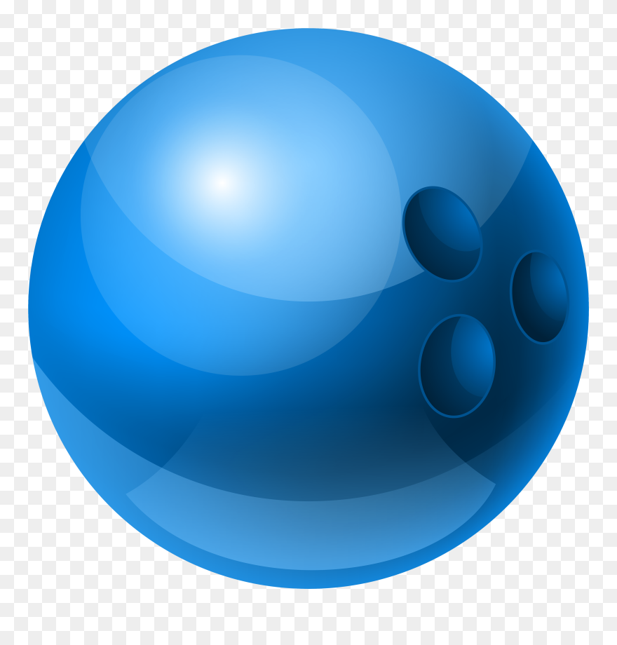 Blue Bowling Ball Png Clipart - Bowling Ball Clipart Png Transparent Png