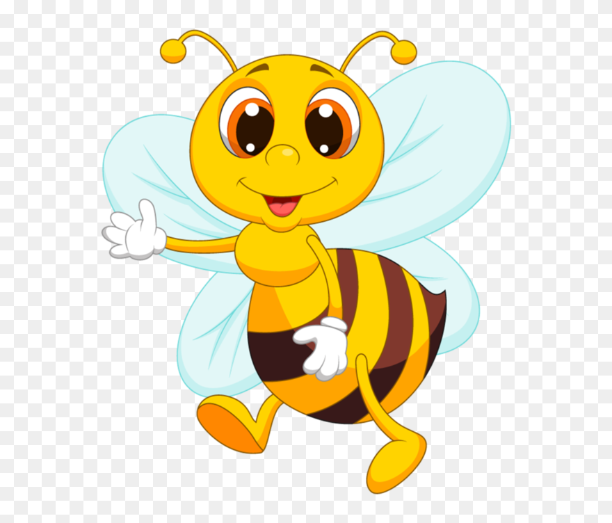 Bee Hive Clipart Spelling Bee - Bee Cartoon - Png Download