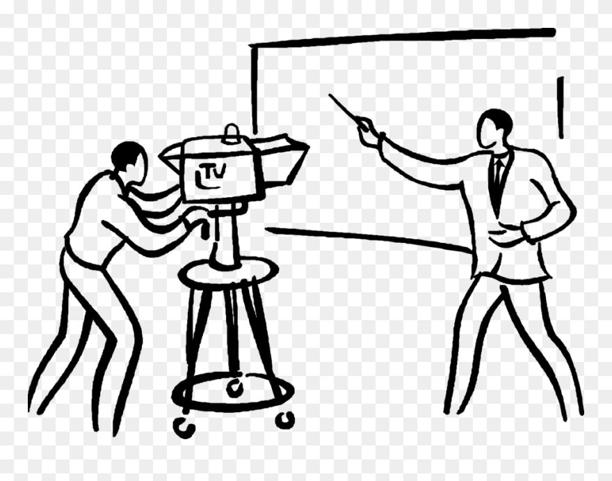 Transparent Cameraman Png - Television Broadcast Clipart